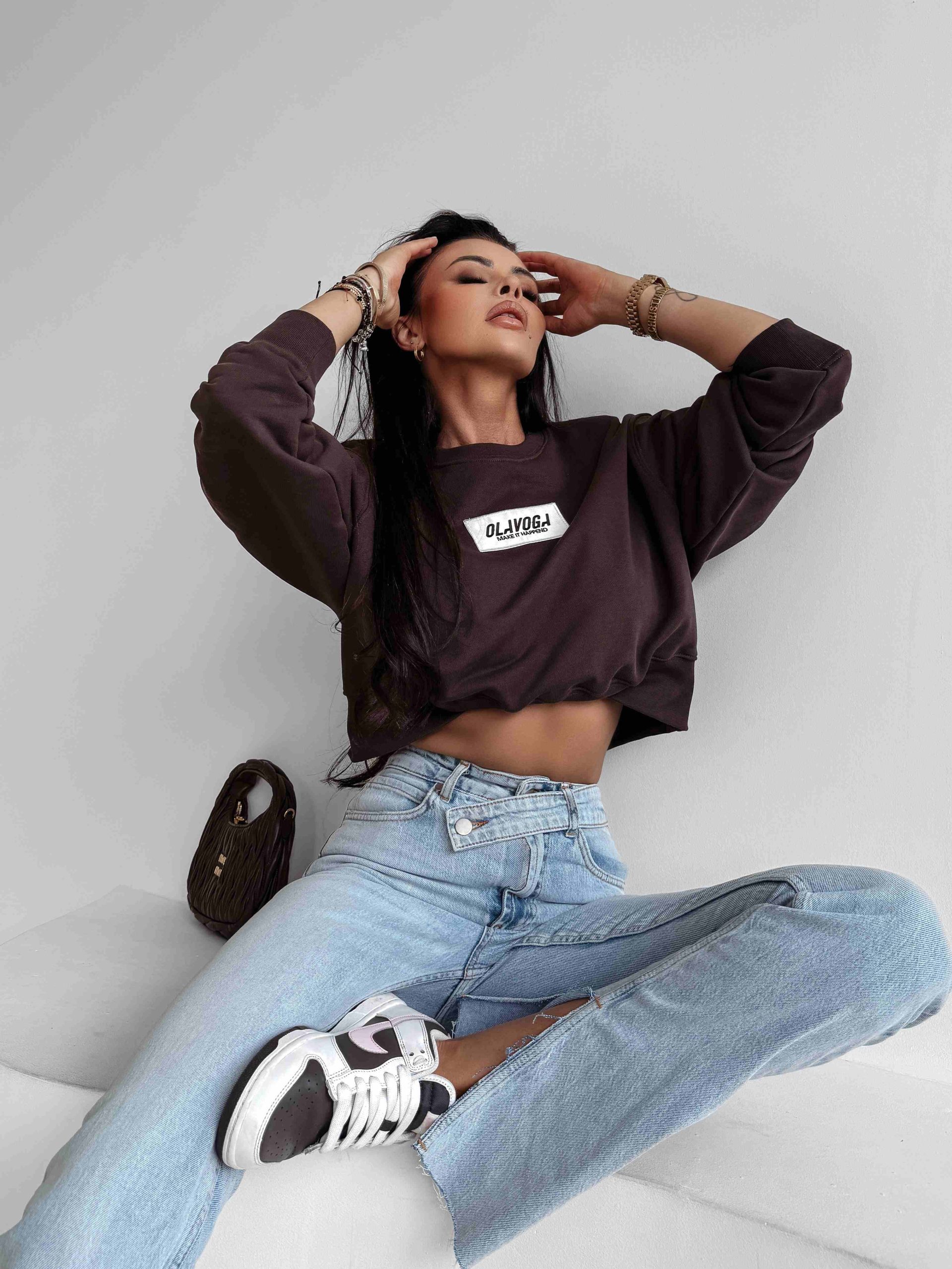 OLAVOGA CINNAMON HAZE PULÓVER – Obrázok 3