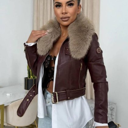 PFP NEVADA KOŽENÁ BUNDA S KOŽUŠINOU