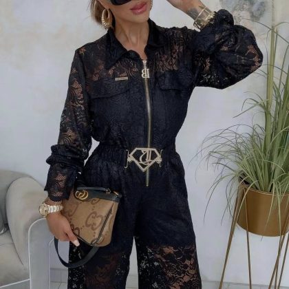 LOLA BIANKA LACE OVERÁL